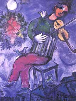 Marc Chagall: Violoniste Bleue