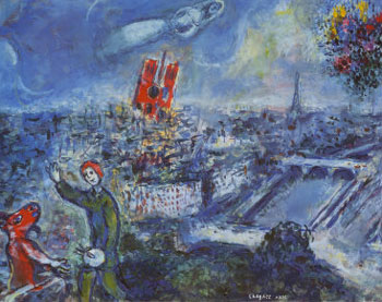 Chagall: View of Paris